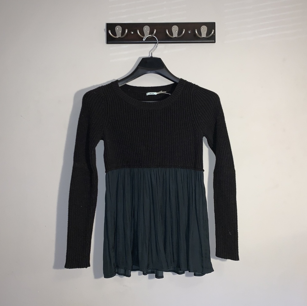 Mixed Media Tunic Sweater